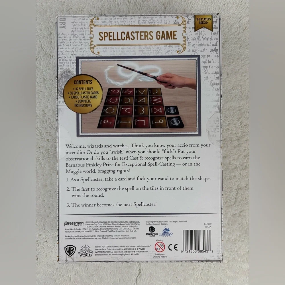 Harry Potter Spellcaster Game by Pressman-A Wand-Based Magic-Casting Game